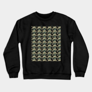 Seamless pattern With Flower And Butterfly Crewneck Sweatshirt